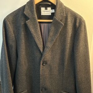 TopMan Trench Coat, Size Small